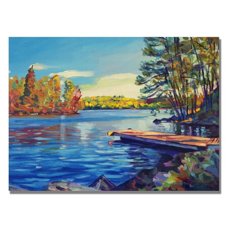 Trademark Fine Art David Lloyd Glover 'End of Summer' Canvas Art, 18x24 DLG0244-C1824GG